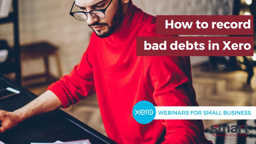 How to record bad debts in Xero